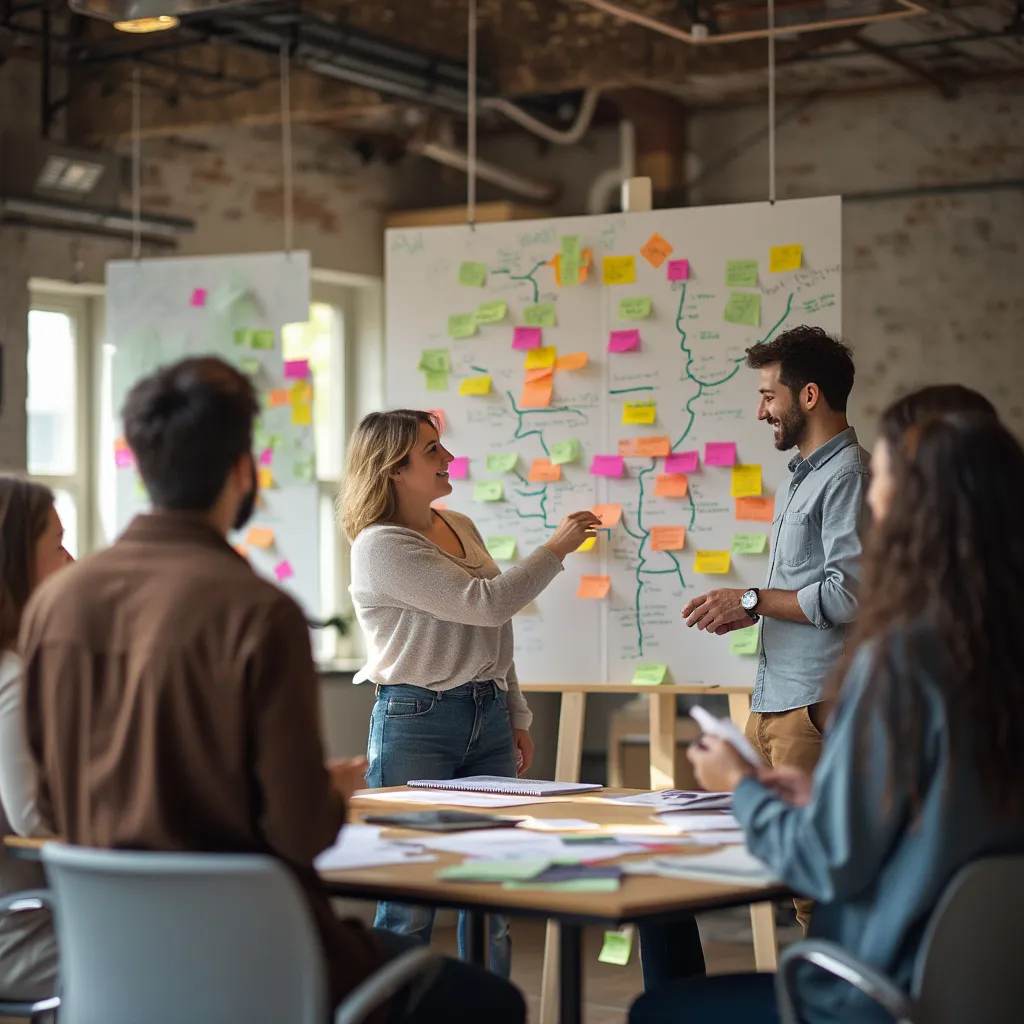Sesión de innovación empresarial